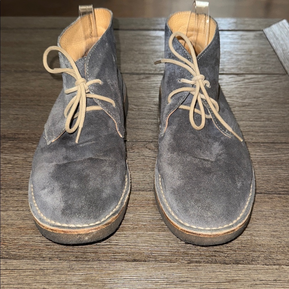 Todd Snyder Nomad Chukka Suede Desert Boots Grey (Blue) - Picture 3 of 8